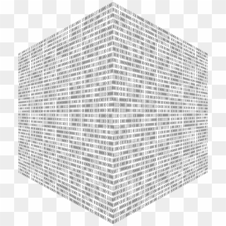 Cube With Binary Code - Transparent Binary Cube Png, Png Download
