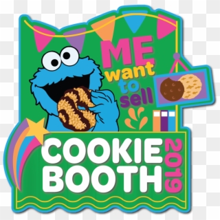 2019 Cookie Monster Booth Patch - Majalah Gamers, HD Png Download