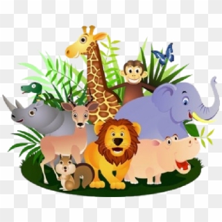 28 Collection Of Wild Animals Clipart Png - Animal Group Cartoon,  Transparent Png - 600x600(#2966837) - PngFind