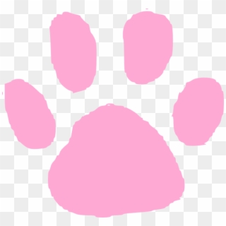 Small - Pink Paw Print Clip Art, HD Png Download