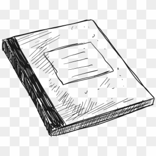 Illusion Drawing Notebook Paper - Sketch Of A Notebook, HD Png Download