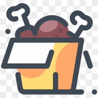 Chicken Box Icon - Chicken Icon, HD Png Download