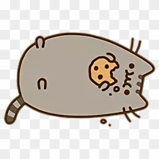 Pusheen With A Cookie , Png Download - Pusheen Png, Transparent Png