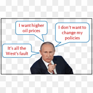 Putin Angry Oil West Prices Politics Clipart Cartoon - Businessperson, HD Png Download