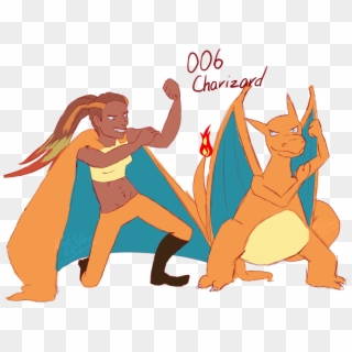 Charizard Is Ready To Battle Pokemon Pokemonfanart - Cartoon, HD Png Download