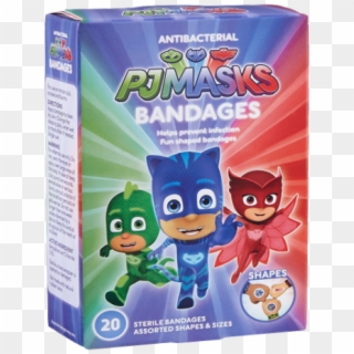 Pj Masks Kids Antibacterial Bandages - Pj Masks Season 1 Poster, HD Png Download