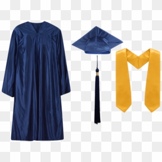 Graduation Cap And Gown Png - Graduation Cap And Sash, Transparent Png