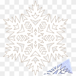 Click Here To Download Snowflake With Clear Background - Snowflake, HD Png Download