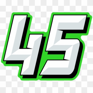 Race Numbers Png - 45 Font Number Racing, Transparent Png