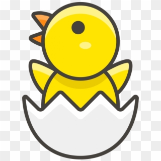 Hatching Chick Emoji Icon - Chick Icon, HD Png Download