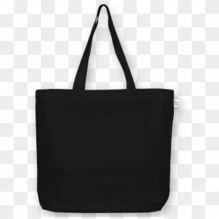 Juton Zipper Tote Bag Black Ecoright - Zipper Tote Bag, HD Png Download
