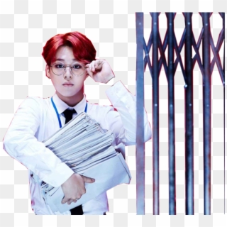 Jimin Dope Era Clipart Jimin Dope Bts - Jimin With Red Hair, HD Png Download