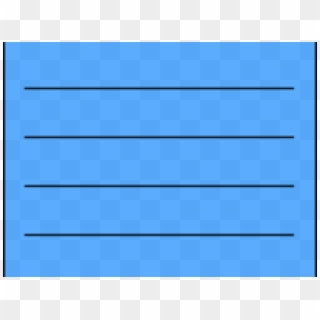 Blue Clipart Notepad - Parallel, HD Png Download