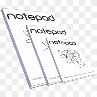 Custom Printed Notepads Printed By Metro Area Printing - Drawing, HD Png Download