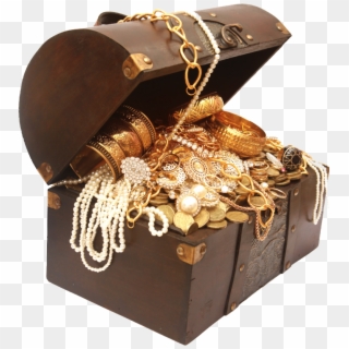 Buried Treasure, Treasure, Gold, Box Png Image With - Treasure Hunt Themed Party, Transparent Png