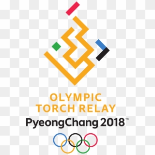 2018 Winter Olympics Torch Relay - Olympic Torch Relay Logo, HD Png Download