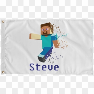 Minecraft Wall Flag Steve Minecraft Steve Png 2d Transparent Png 1024x1024 Pngfind