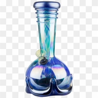 Glass Swirl Bong - Glass Bottle, HD Png Download
