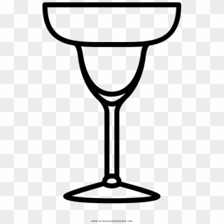Margarita Glass Coloring Page - Margarita Glass Icon, HD Png Download