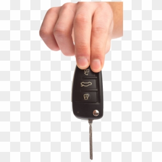 Car Keys In Hand Png - Feature Phone, Transparent Png