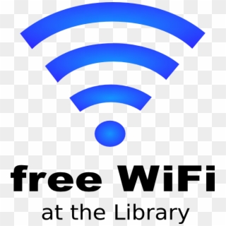 Free Wifi At The Library Svg Clip Arts 552 X 598 Px - Free Wifi Sign, HD Png Download