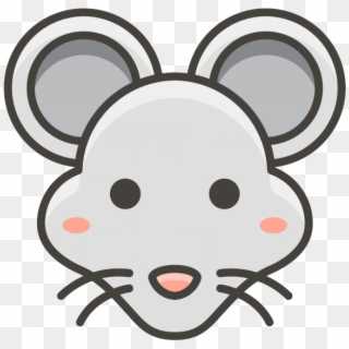 Mouse Emoji Icon - Cara Raton, HD Png Download