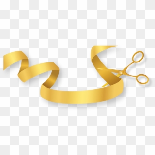Ribbon, Scissors, Opening Ceremony, Text, Brand Png - Scissor And Ribbon Png, Transparent Png