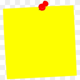 Yellow Post It Clip Art - Yellow Post It Clipart Png, Transparent Png