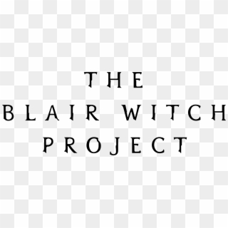 The Blair Witch Project Logo Png Transparent - Blair Witch Project, Png Download