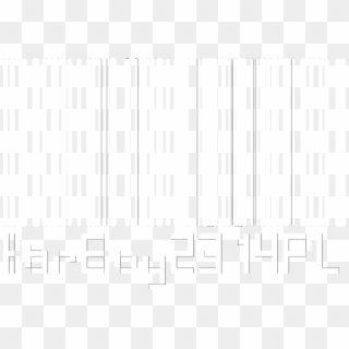 Barcode Transparent White Background - Monochrome, HD Png Download