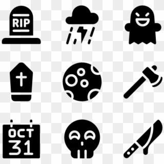 Halloween - Crime Icons, HD Png Download
