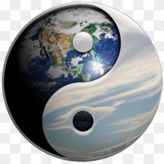 File - Earth Dao - Yin-yang - Yin And Yang World, HD Png Download