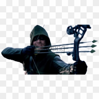 Free Png Green Arrow Shoot Arrow Png Image With Transparent - Green Arrow Shooting Bow, Png Download