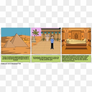 The Great Pyramid - Cartoon, HD Png Download