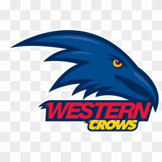 Western Crows - White Border - Adelaide Crows Logo, HD Png Download