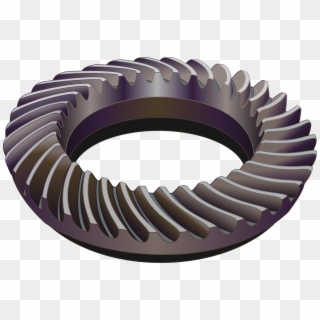 Gears Spiral Bevel Gears Png Image - Bevel Gear On Shaft, Transparent Png
