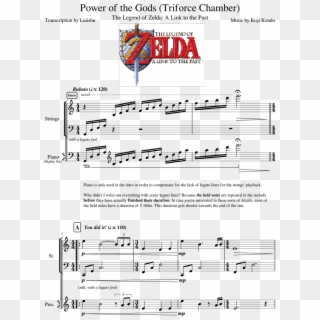 Power Of The Gods - Sheet Music, HD Png Download