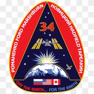 Iss Expedition 34 Patch - Expedition 34 Patch, HD Png Download