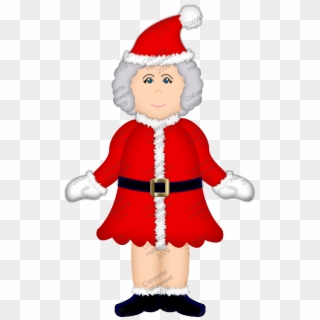 Claus By Hellasweet - Mrs Claus Transparent, HD Png Download