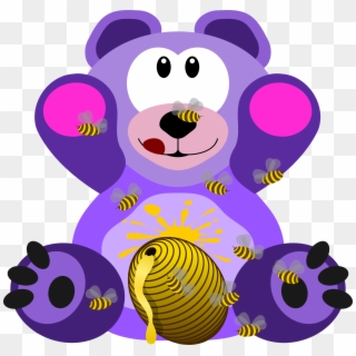 This Free Icons Png Design Of Diabetic Teddy Bear - Teddy Bear Cartoon Honey, Transparent Png