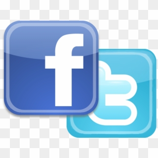 Like Us On Facebook Or Follow Us On Twitter - Find Us On Facebook And Twitter Png, Transparent Png