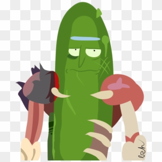 Pickle Rick Emoji Png - Transparent Pickle Rick Gif, Png Download