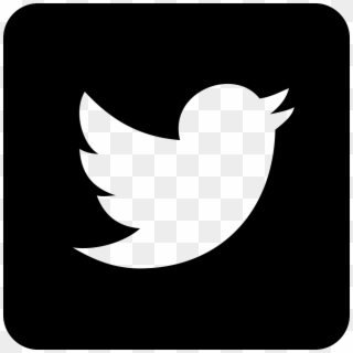 Twitter Logo On Black Background Comments - Twitter Logo Png, Transparent Png
