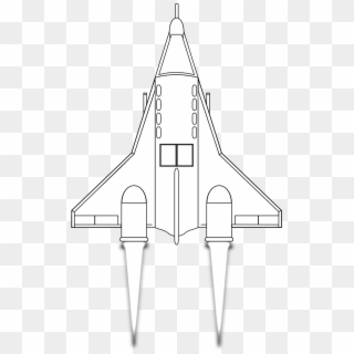 Spaceship Clipart Black Background - Aerospace Engineering, HD Png Download
