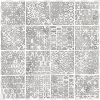 Chalk Mosaico Texture Butter/smoke/grey - Tile, HD Png Download
