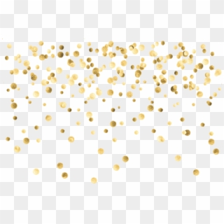 Colored Powder Explosion On Black Background - Gold Confetti Transparent Background, HD Png Download