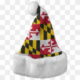 Santa Hat Image - Maryland State Flag, HD Png Download
