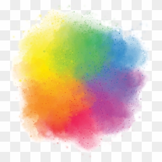 Colorful Smoke Background Photo - Holi Png, Transparent Png