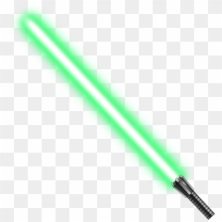 Green Lightsaber Png, Transparent Png