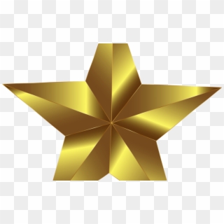Christmas Graphics Star Computer Icons Gold Free Commercial - Clipart Stars, HD Png Download